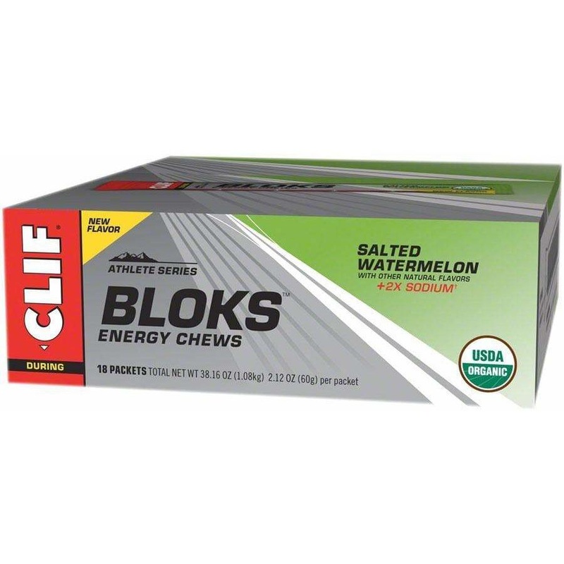 Clif Shot Bloks: Salted Watermelon, Box of 18