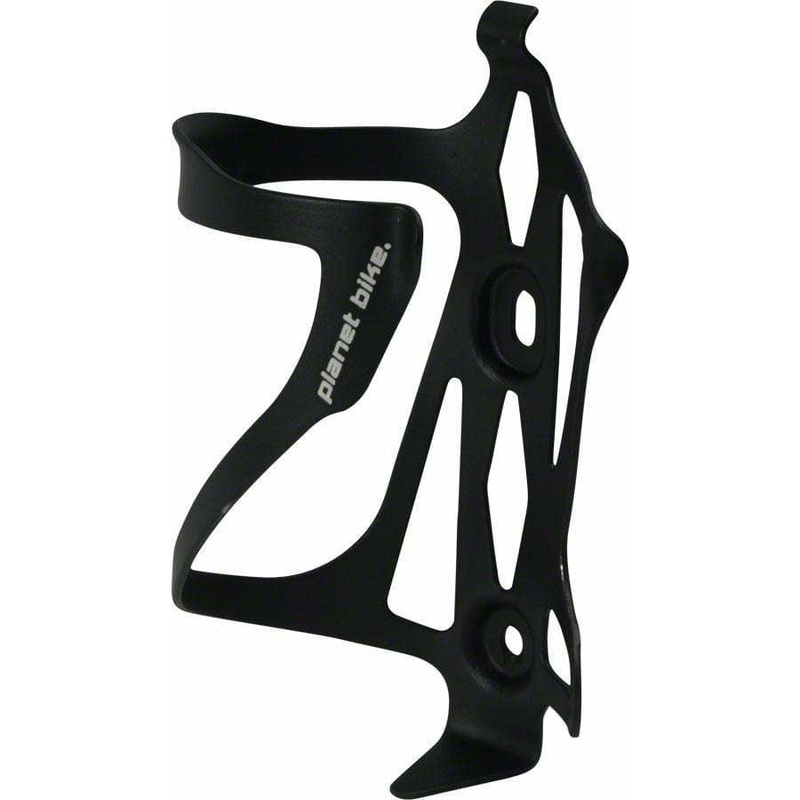 Side Loader Aluminum Bike Water Bottle Cage: Black