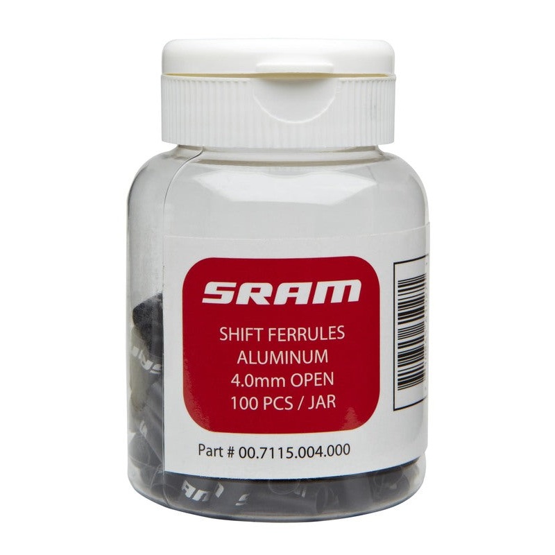 GEAR FERRULE 4MM BLK X100 >>>|Default