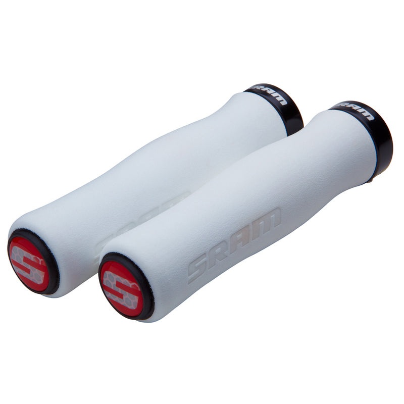 CONT FOAM LOCKON GRIPS WHI/BLK