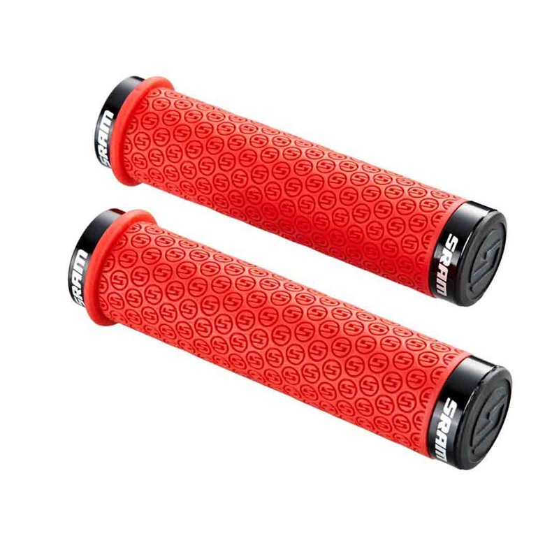 SRAM LOCK ON GRIPS RED DH|Default