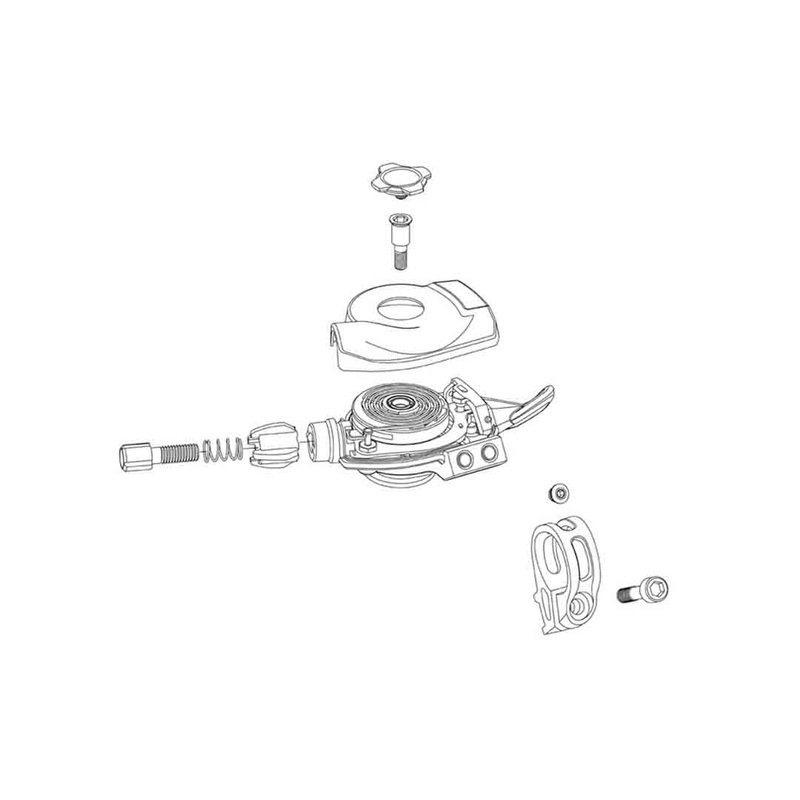 TRIGGER CLAMP/BOLT KIT BLACK|Default