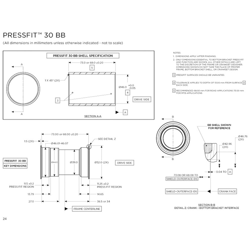 BB PRESSFIT BB30 68/73 CERAMIC