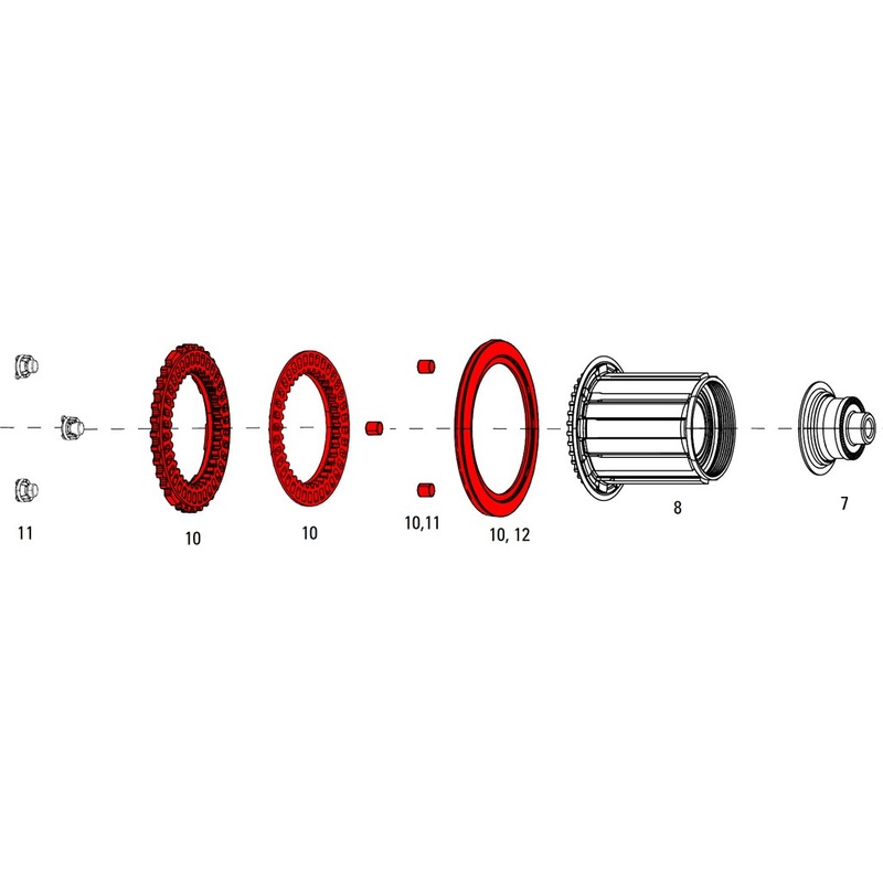 MAGNET SET FOR CLUTCH COGN NSW