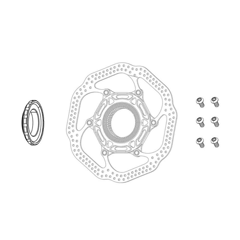 HUB CENTERLOCK DISC LOCKRING|Default