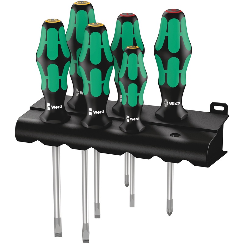 334/6 Rack Screwdriver set Kraftform Plus