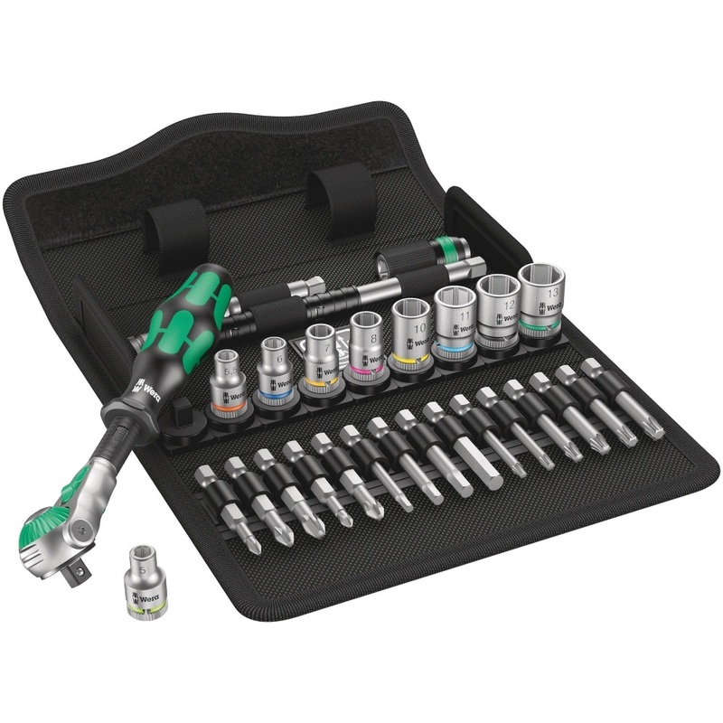8100 SA 6 Zyklop Speed Ratchet Set 1/4 drive  metric
