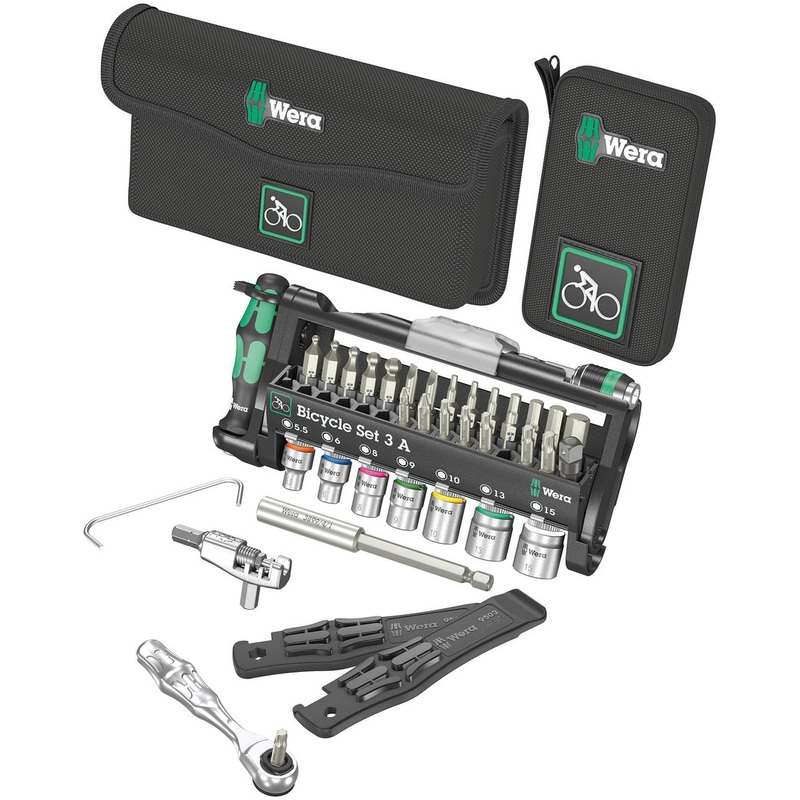 Bicycle Set 3A Bits assortment with ratchet