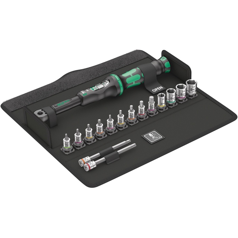 Bicycle Set Torque 1 Click-Torque Wrench in textile box+sockets