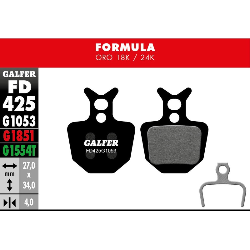 FD425 BRAKE PADS FORMULA ORO|Default