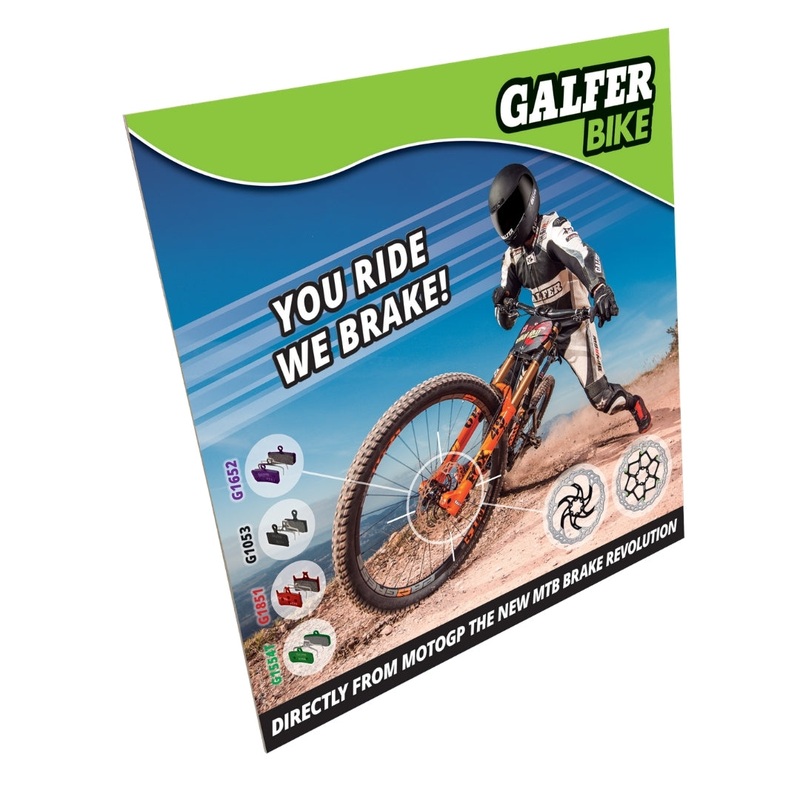 Galfer Counter Top  Display Card 30X30CM