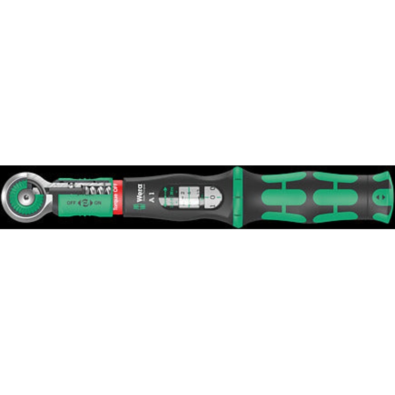 Safe-Torque A 1 torque wrench with 1/4 square head drive, 2-12 Nm