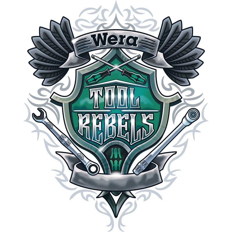 WERA TOOL REBELS Sticker 75X60MM