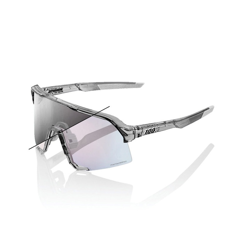S3 – Polished Translucent Grey – Rose Gold Mirror Photochromic