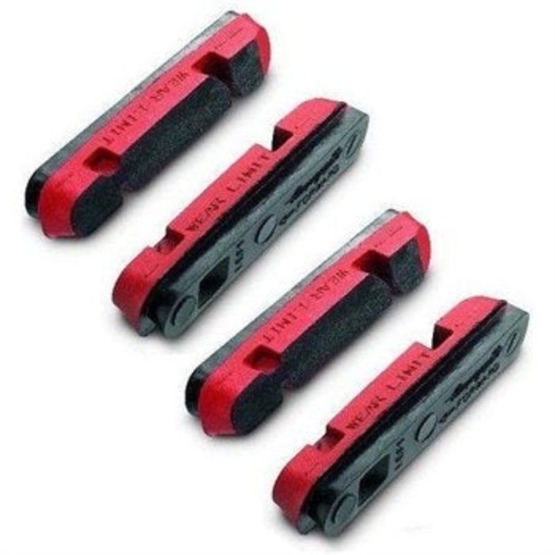 Brake Pad Inserts Carbon Rims Post-2000 BR-BO500 (4pcs)