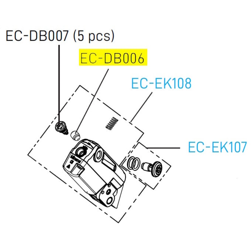 Disc Brake Lockscrew For Master Cylinder (Opposite To Hose Side)