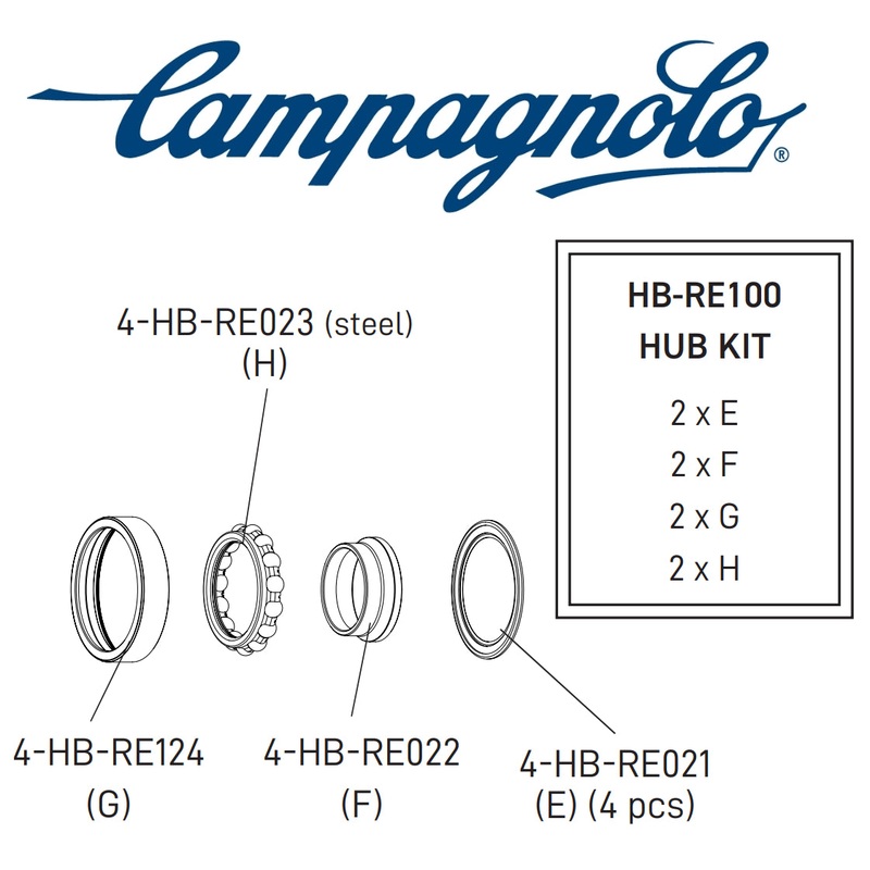 Hub Bearing Kit Front or Rear OS Hubs