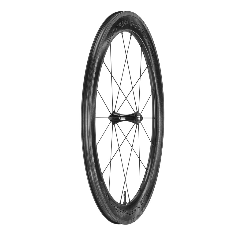 BORA WTO 60 2WF Dark Front Wheel + Brake Pads