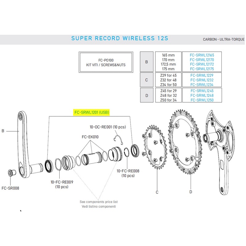 Bottom Bracket Pro-Tech USB Super Record Wireless Bearings