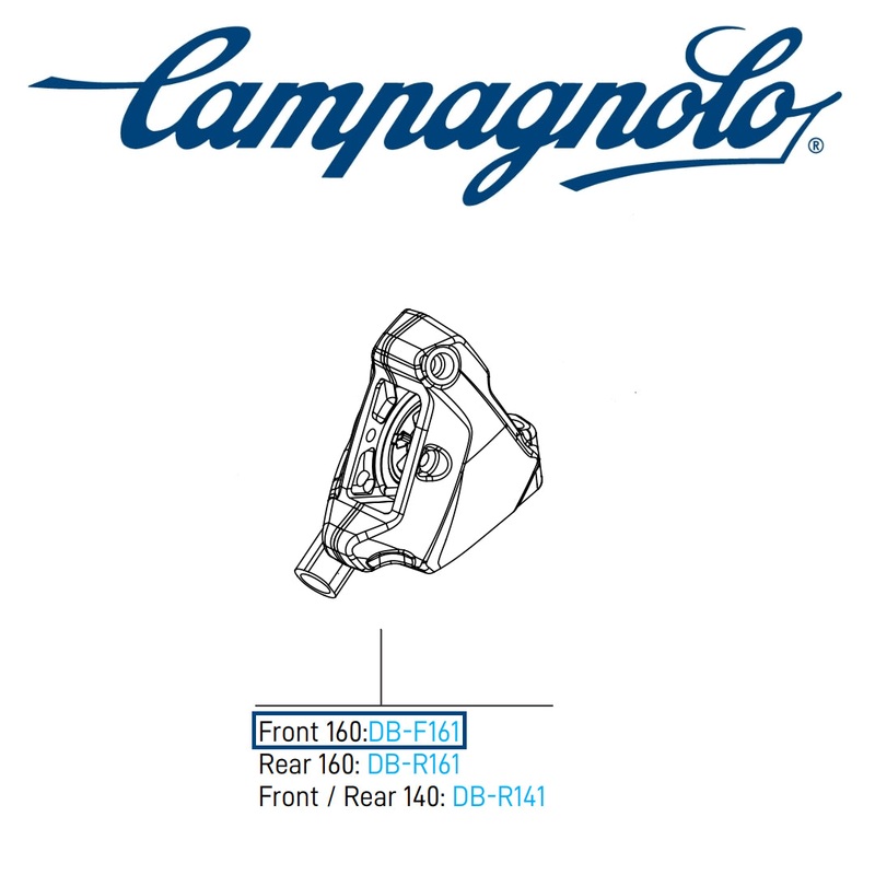 Disc Brake Caliper 160mm Front