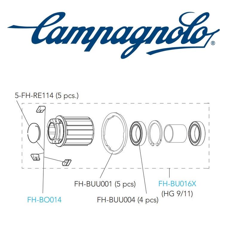 Freehub Body Alu d.30mm/17mm Black HG