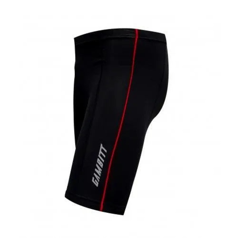 Gambitt Cruiser Mens Cycling Shorts (Black/Red)