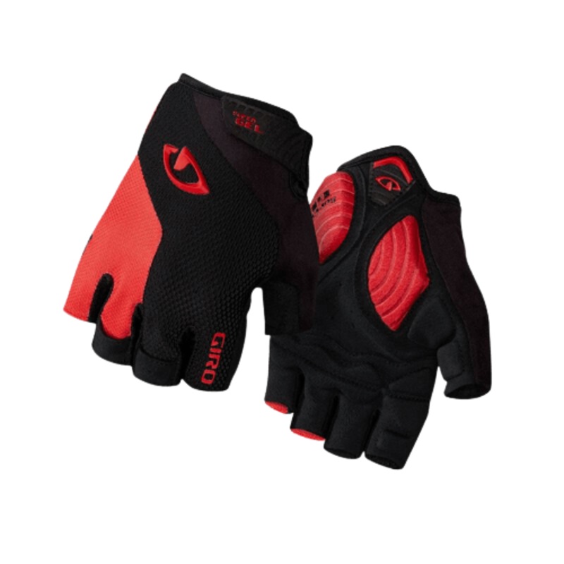 Giro Strade Dure Supergel Mens Cycling Gloves (Black/Bright Red)