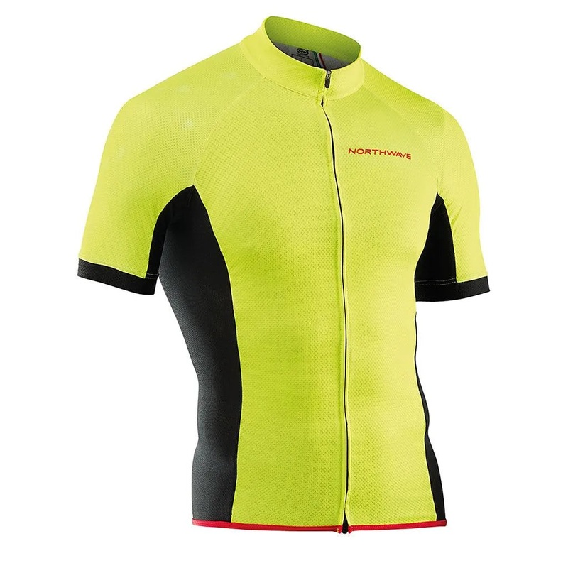 Northwave Force Mens Cycling Jersey (Yellow Fluo)