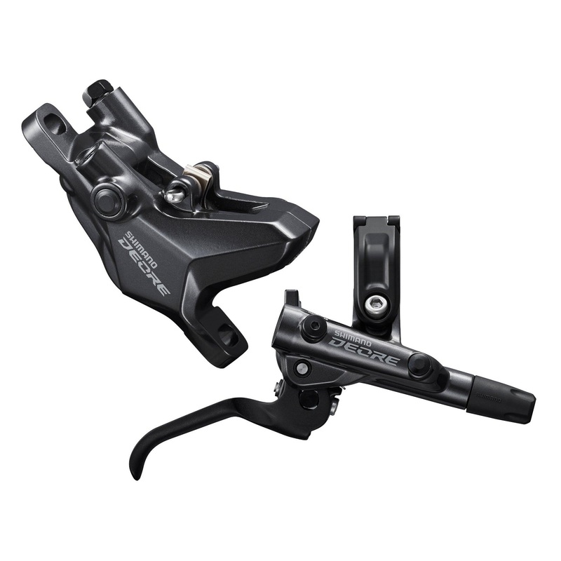 Shimano Deore BL-M6100/BR-M6100 Post Mount Hydraulic Disc Brake (Black)