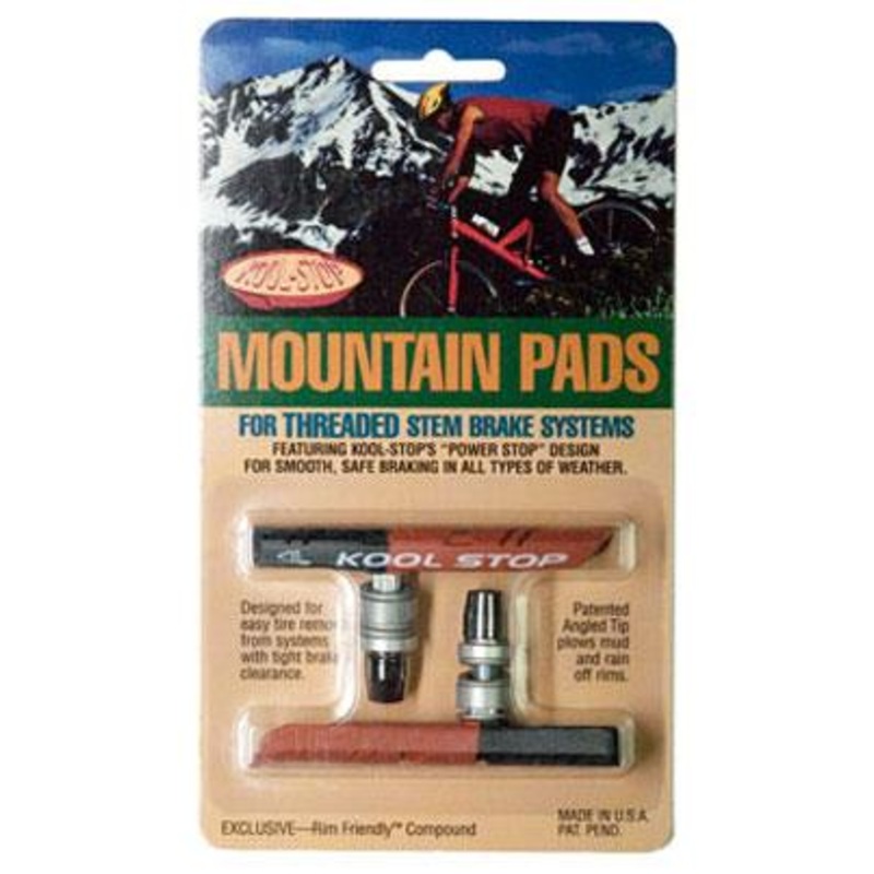 Kool Stop Threaded MTB Rim Brake Pads (Dual Compound)