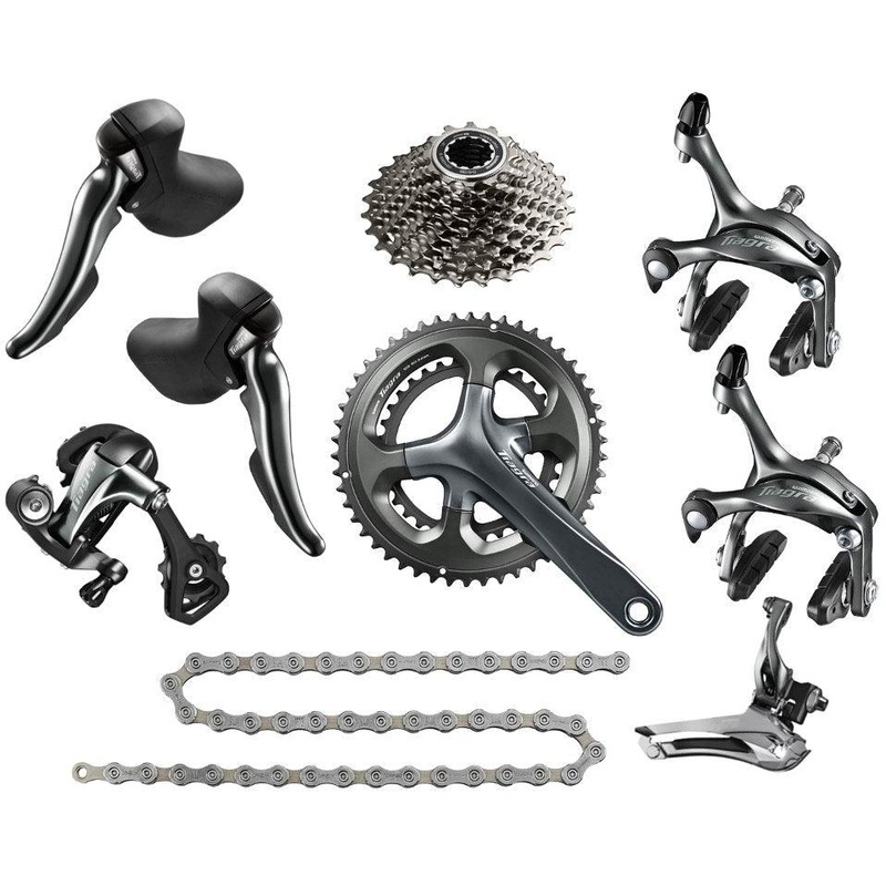 Shimano Tiagra R4700 Rim Brake Road Groupset – 50/34 11/32
