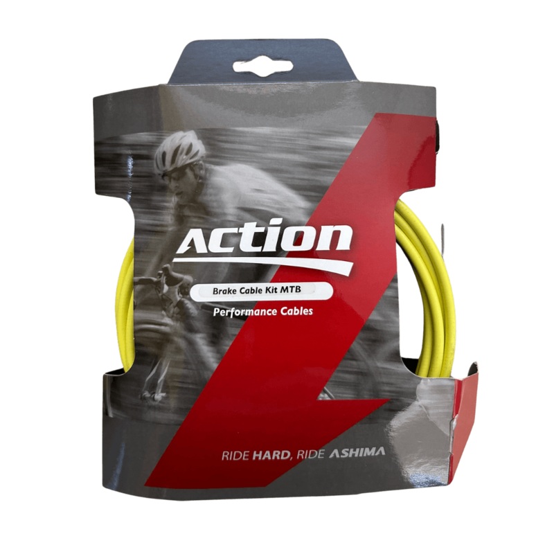 Ashima MTB Brake Outer Casing Kit (Yellow)