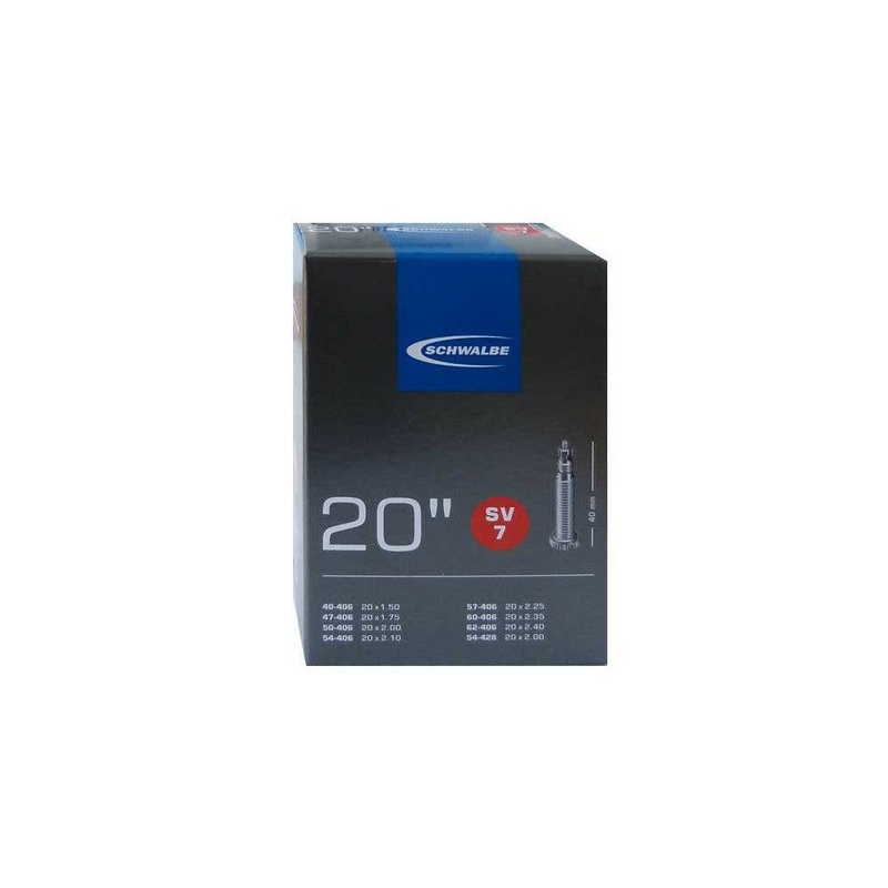 Schwalbe SV7 20×1.5-2.5 40mm Presta MTB Tube