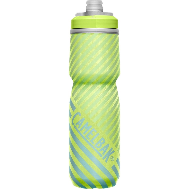 Camelbak Podium Chill Bottle (Lime/Blue Stripe)