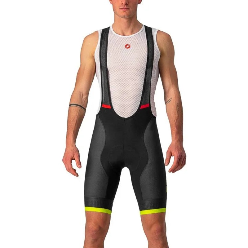 Castelli Competizione Kit Men’s Cycling Bibshort (Black/Electric Lime)