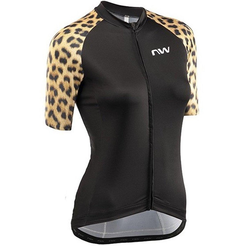 Northwave Wild Women’s Cycling Jersey (Leopard/Black)