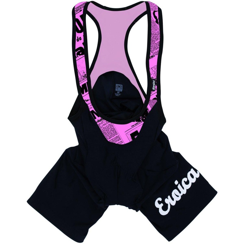 Santini Eroica Gazza Mens Cycling Bibshorts (Black)