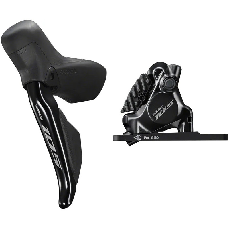 Shimano 105 ST-R7170/ BR-R7170 Flat Mount Hydraulic Disc Brake (Black)