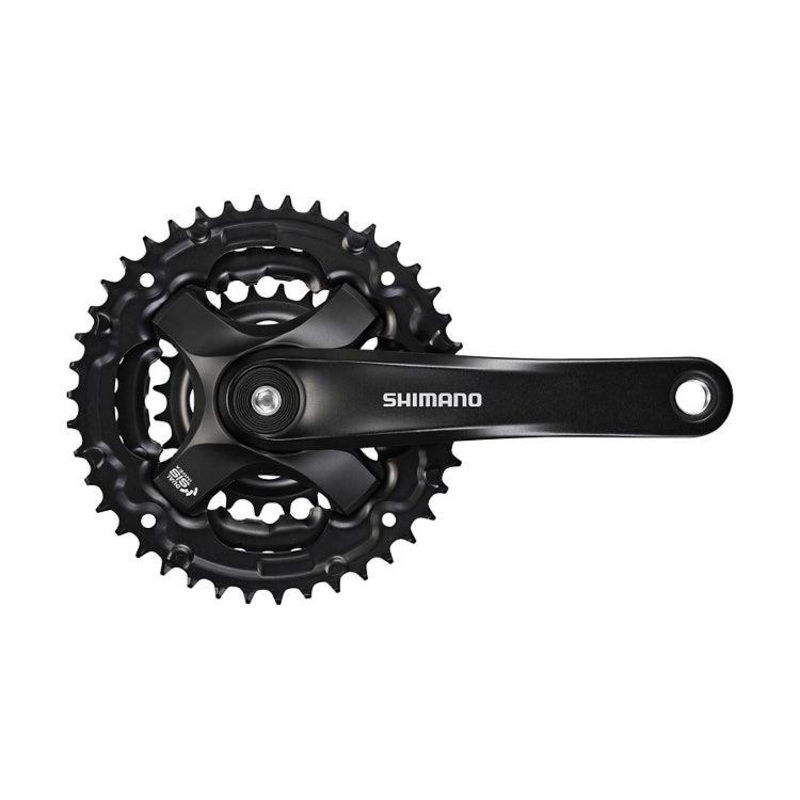 Shimano Tourney FC-TY501 Square Taper Crankset w/CG (Black)