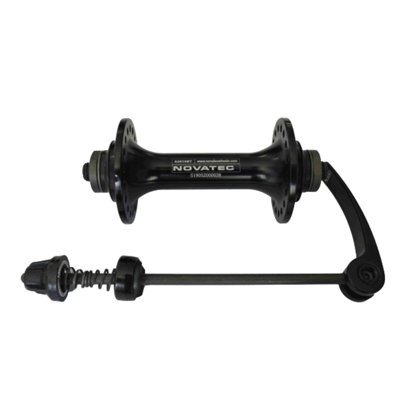 Novatec S-Elite Rim Brake Front Hub (Ano Black)