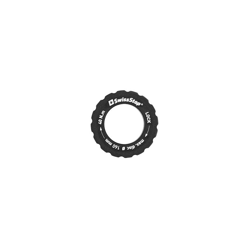 SwissStop Centerlock Lockring (Black)