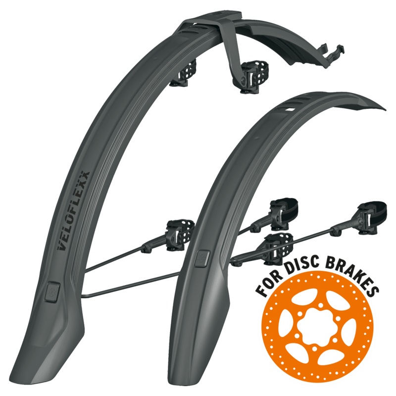 Veloflexx 55mm Mudguard Set (Black)