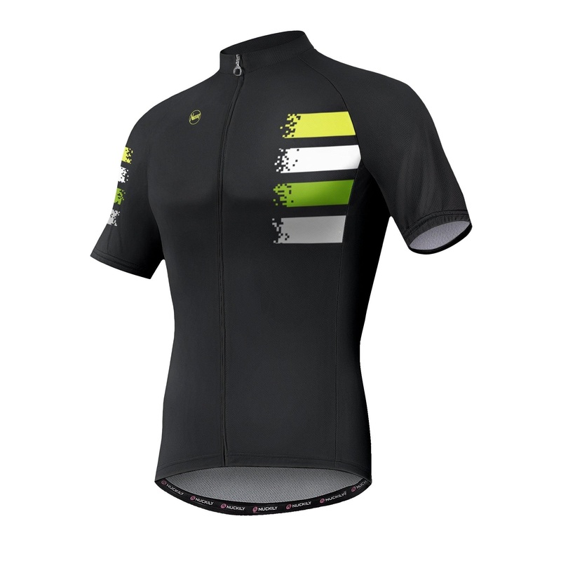 Nuckily MA033 Men’s Cycling Jersey (Black)