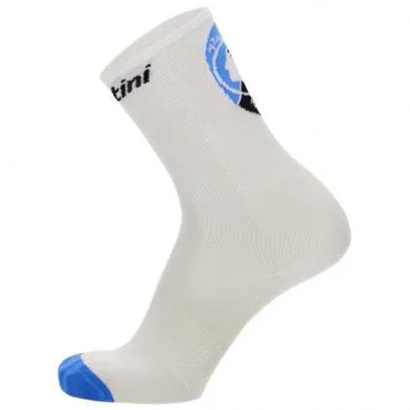 Santini Atalanta Unisex Cycling Socks  Unisex (White)