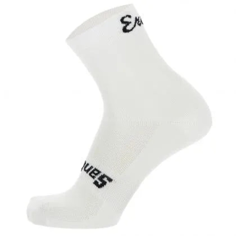 Santini Eroica Unisex Cycling Socks (White)