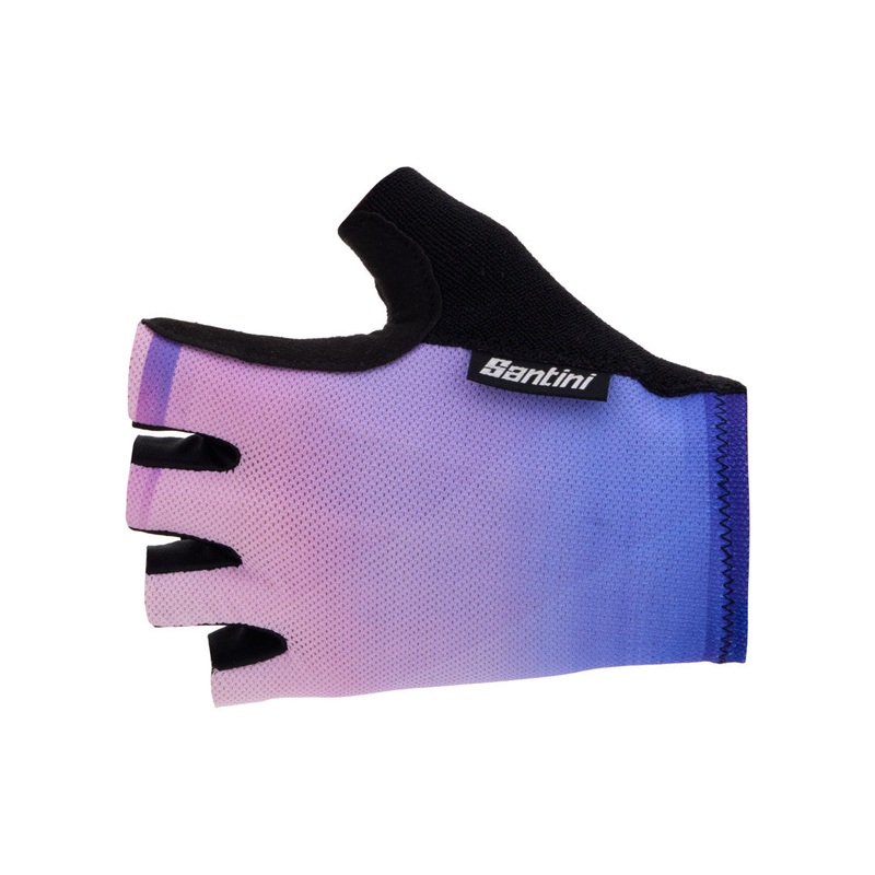 Santini Luce Unisex Cycling Gloves (Blue)