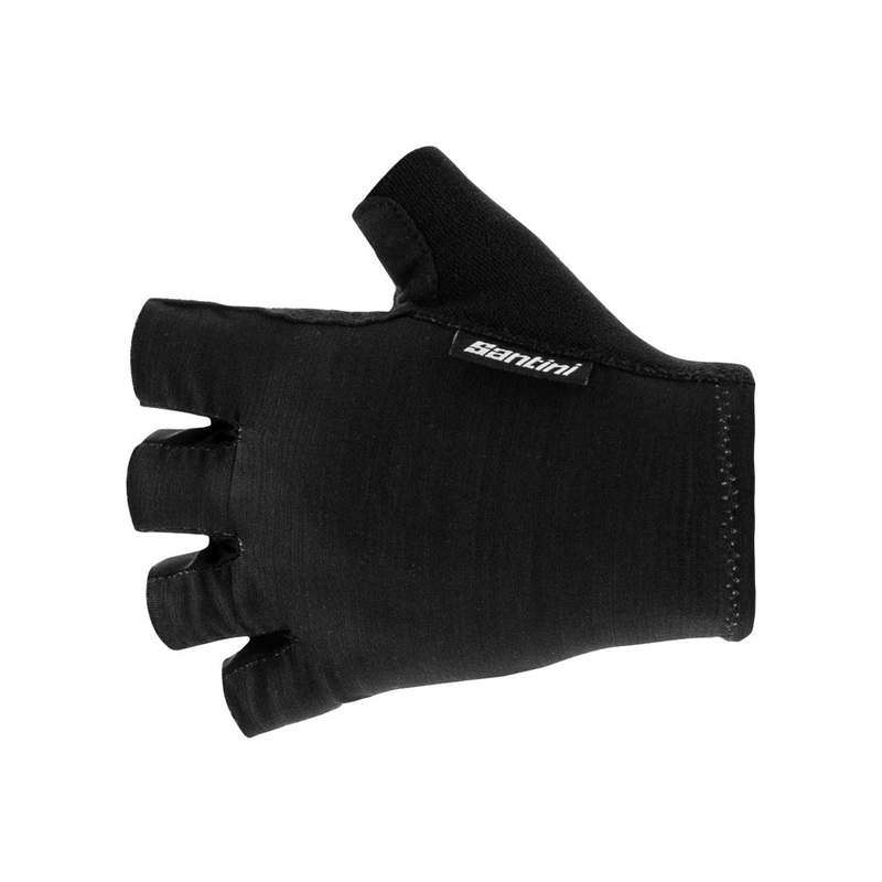 Santini Tact Unisex Cycling Gloves (Black)