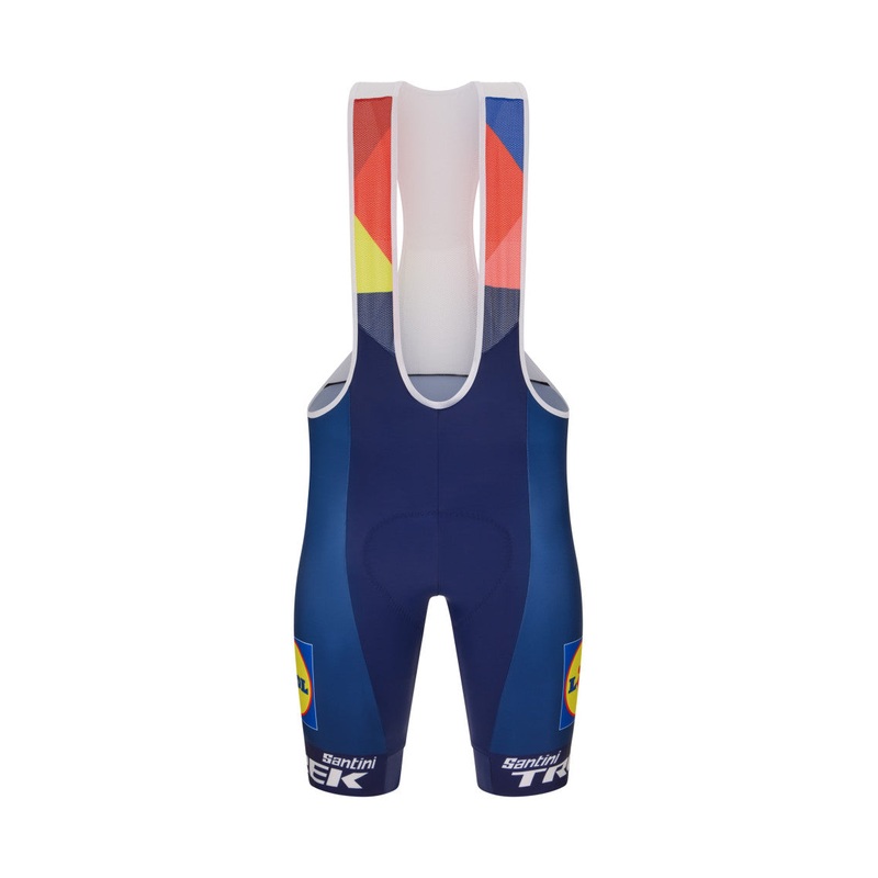 Santini Team Lidl Trek Men’s Cycling Bibshorts (Marine Blue)
