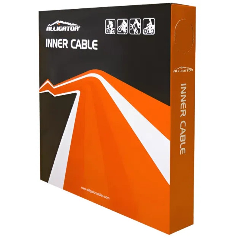 Alligator Stainless Steel Road Brake Inner Cable – 100 pcs