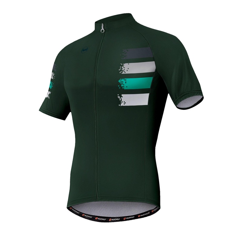 Nuckily MA033 Men’s Cycling Jersey (Dark Green)